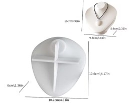 Molde silicona exhibidor pecho redondo 